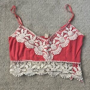 Crotchet crop top S